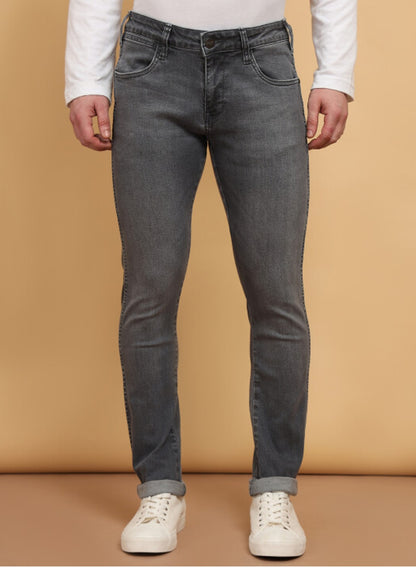 Denim Jeans Stretchable Men  || Grey || DEBSJ2090