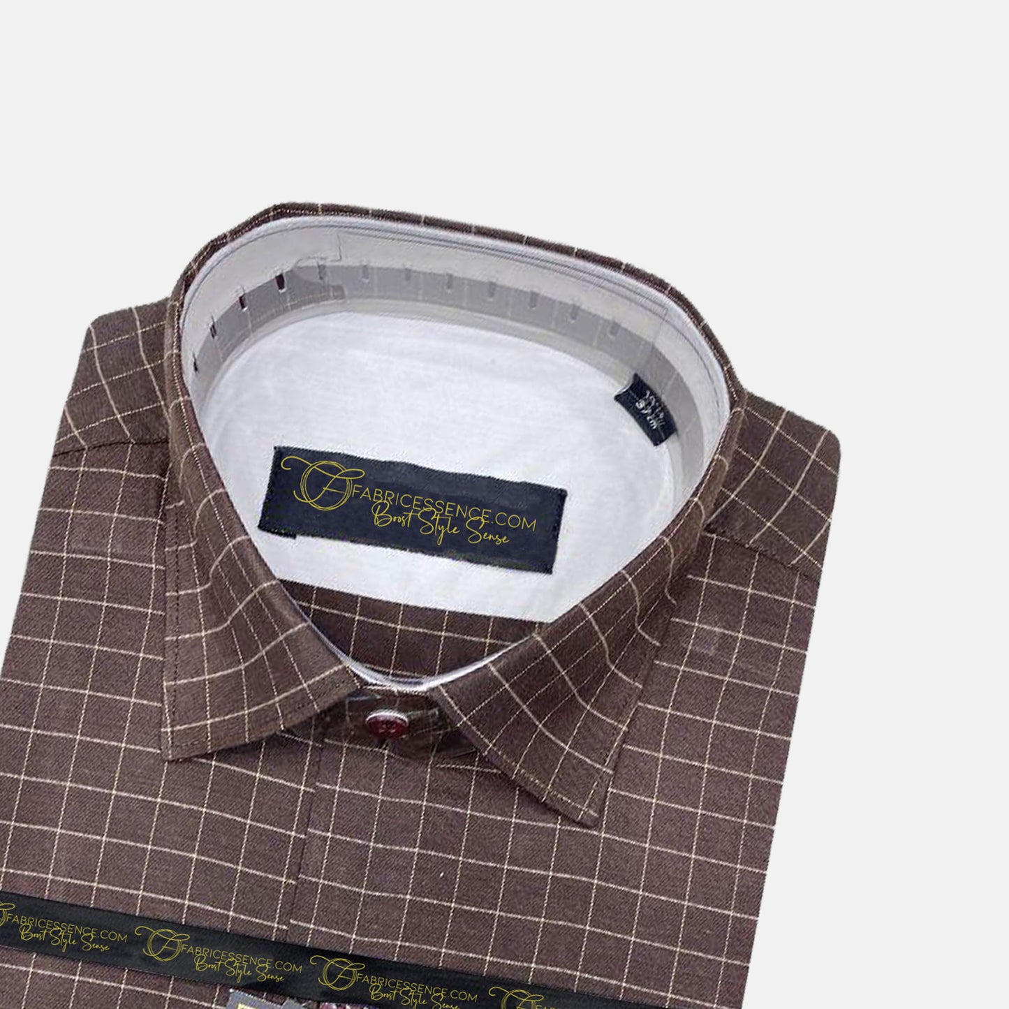 A Men's Check Size 17 to 17.5 Formal Shirt - CSM-2406