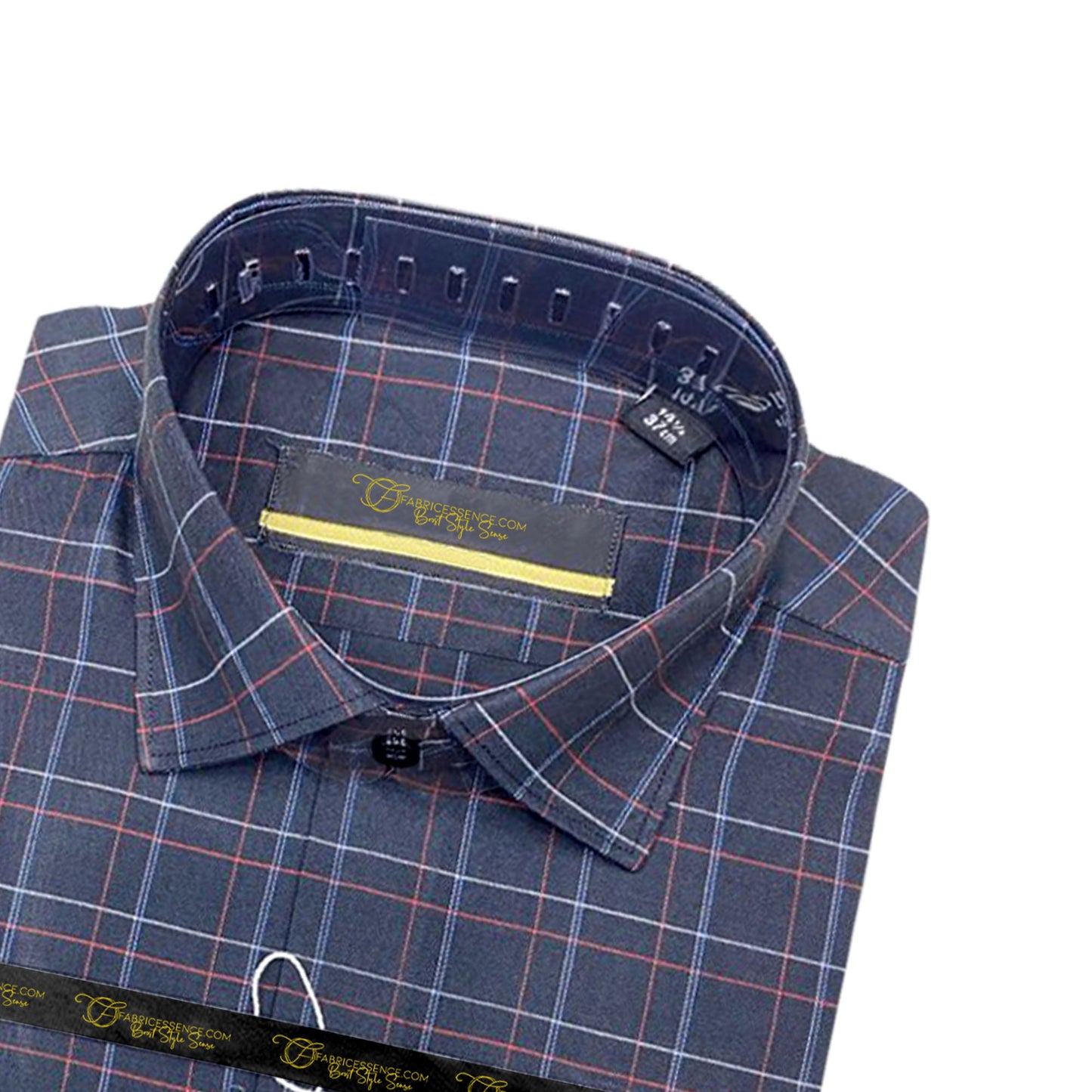 A Men's Check Formal Shirt - CFS-0047