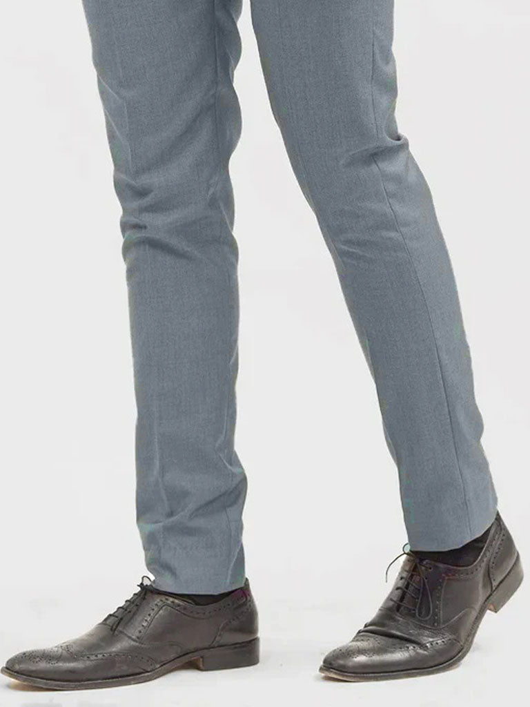 Men's Formal Executive Dress Trouser Pant ||  Greyish Blue 3021