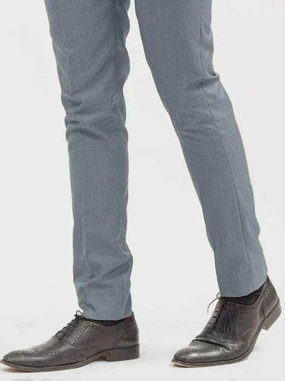 Men's Formal Executive Dress Trouser Pant ||  Greyish Blue 3021