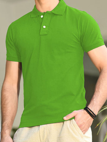 Polo T-Shirt Basic - Light Green - POLO-025