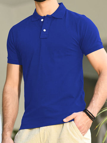 Polo T-Shirt Basic - Royal Blue - POLO-026