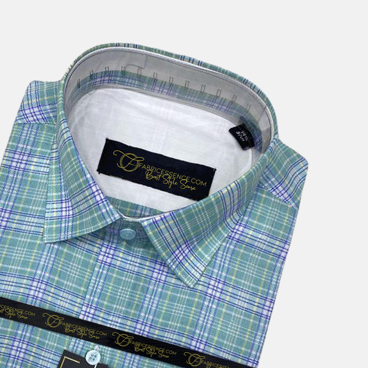 A Men's Check Size 17 to 17.5 Formal Shirt - CSM-2410