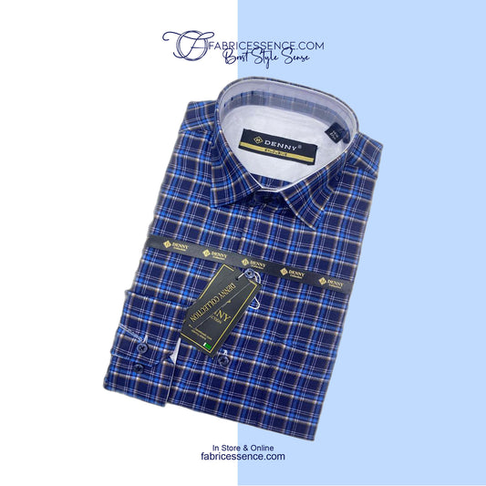 Men's Check Formal Shirt - CFS-0002
