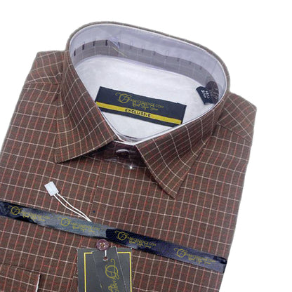 Men's Check Formal Shirt - CFS-0001