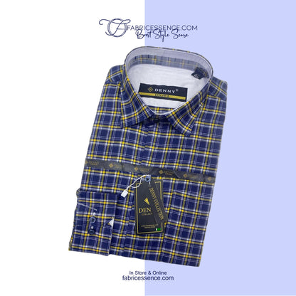 Men's Check Formal Shirt - CFS-0005