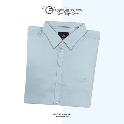 Men's || Stretchable Casual Shirt - Light Ice   || SCS0023