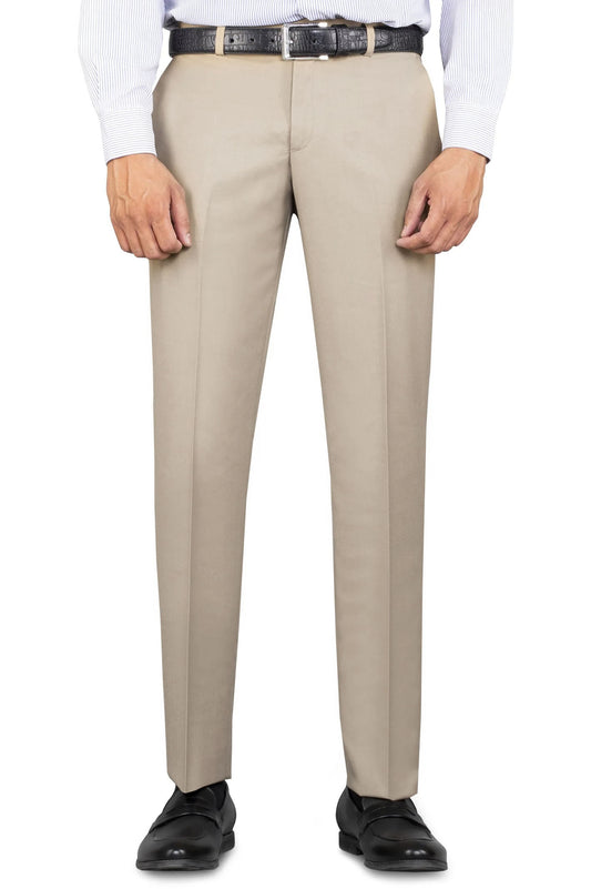 Men's Formal Executive Dress Trouser Pant || Light Khaaki 3017