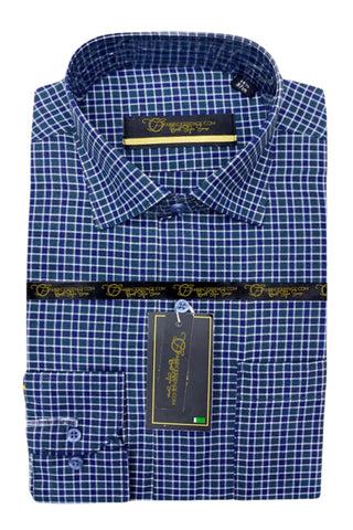 Checkered Formal Shirt - Fit Business Dress Occasions CFS-0048