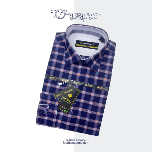 Men's Check Formal Shirt - CFS-0011