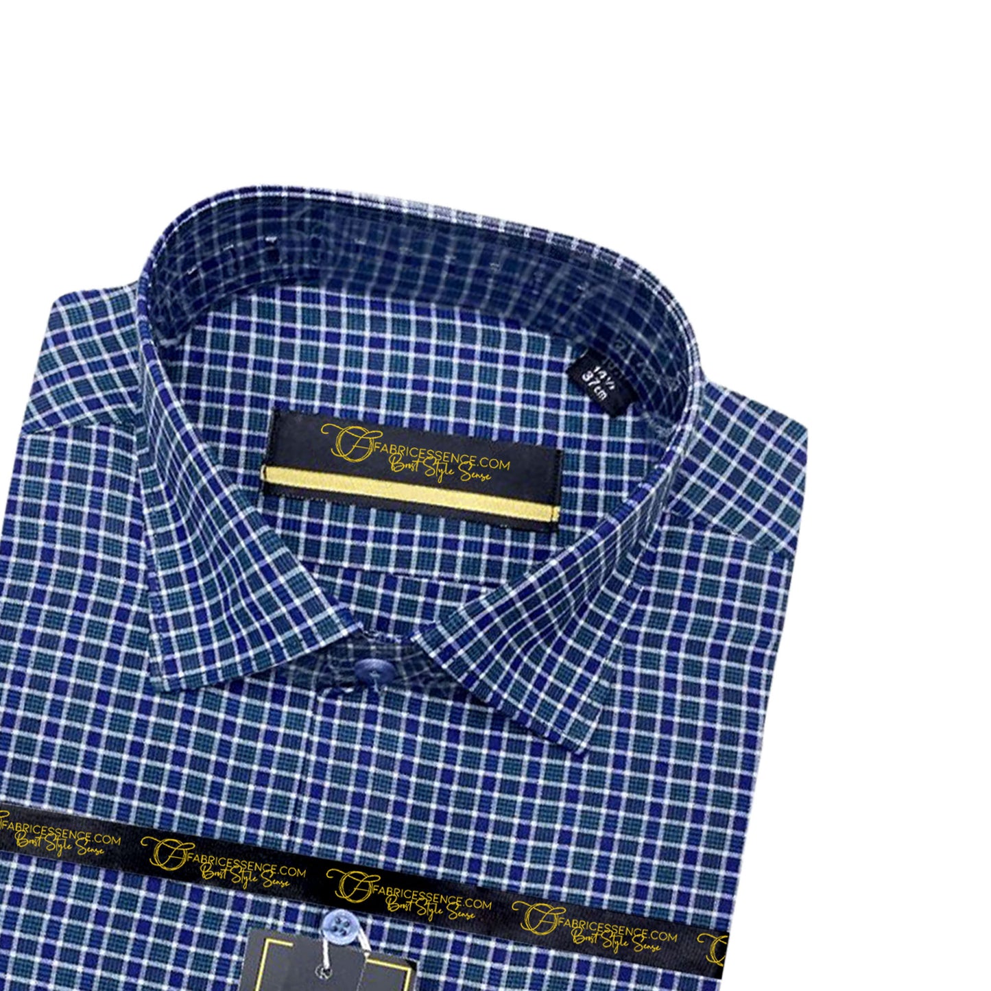 A Men's Check Formal Shirt - CFS-0048