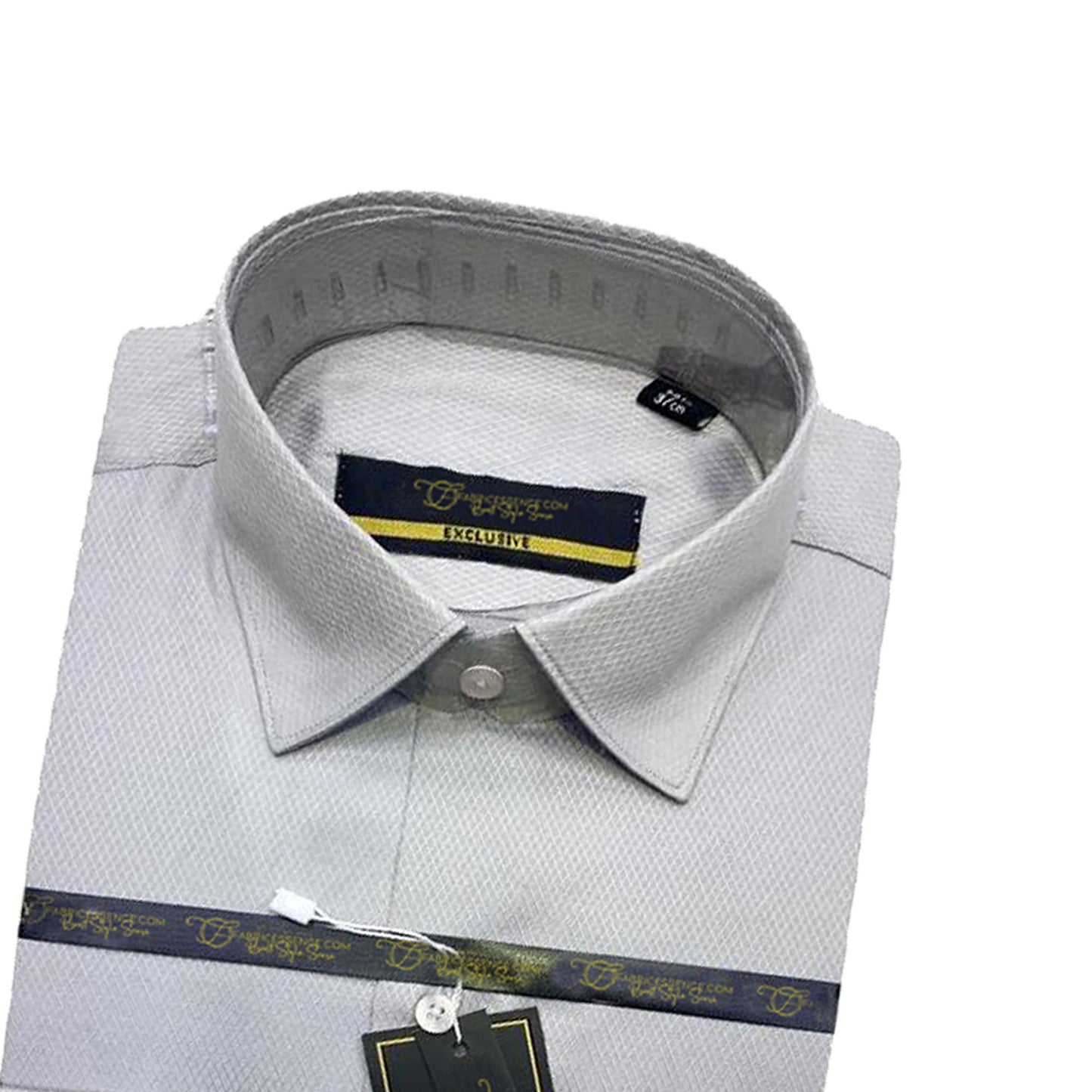 Self DIAMOND Design Dobby Formal Shirt - Grey || DFE2402