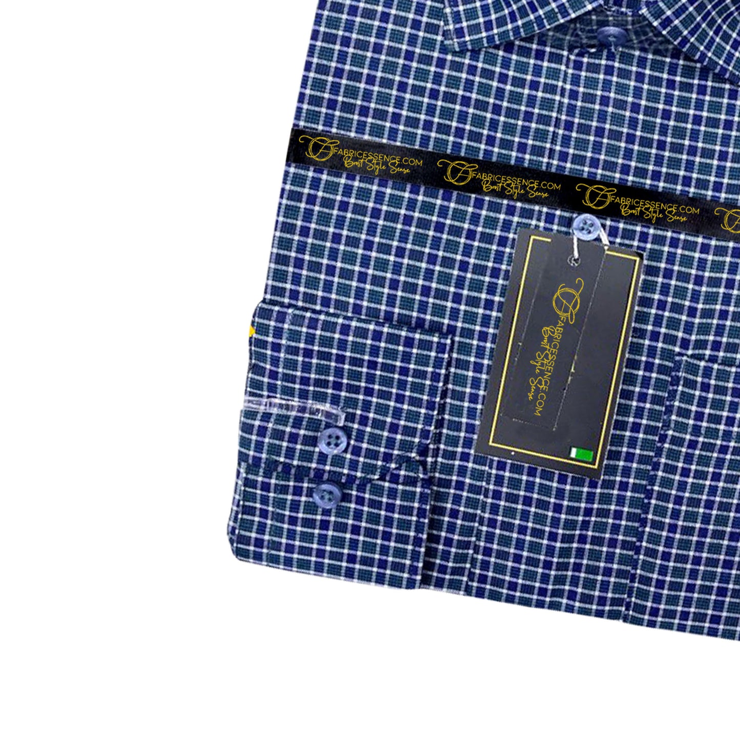 A Men's Check Formal Shirt - CFS-0048