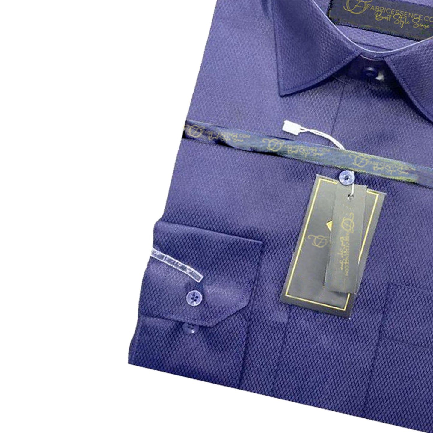 Self DIAMOND Design Dobby Formal Shirt - Blue || DFE2403