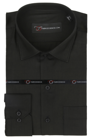 Signature Men's Plain Formal Shirt - | Black | FCPS0024
