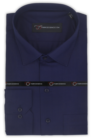 Signature Men's Plain Formal Shirt - | Navy Blue | FCPS0024