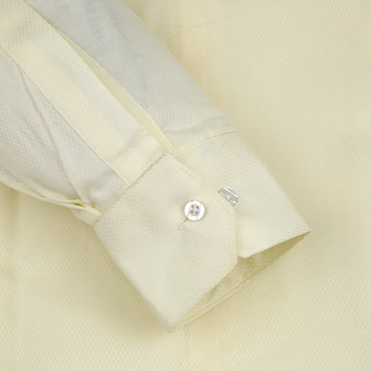 Diamond Self Design Dobby Formal Shirt - Cream | MFE0024 |