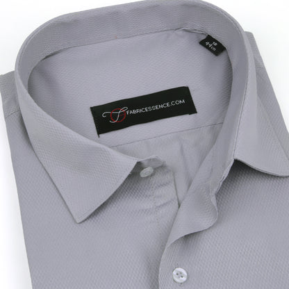 Diamond Design Dobby Formal Shirt - Grey | DFE2402 |