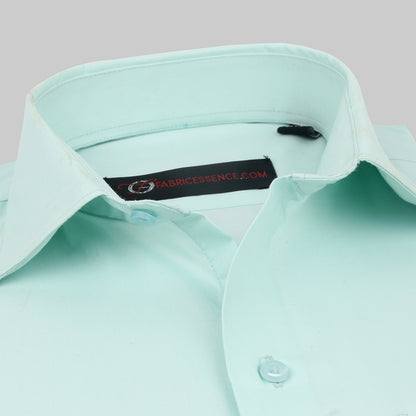 Plain Men's || Light Green || Formal Shirt - FE1199CC