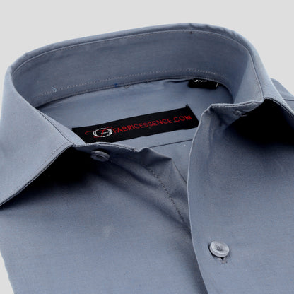 Plain Men's || Grey || Formal Shirt - FE1199CC