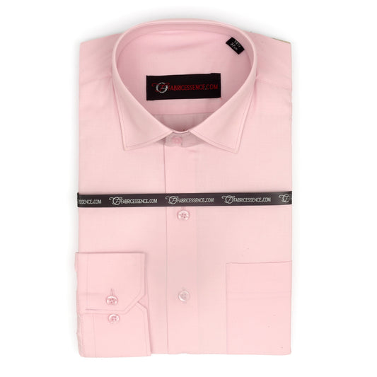 Men's ||  Pink || Plain Formal Shirt - FE1199BP