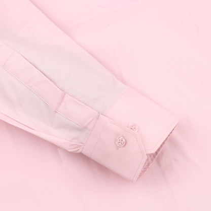 Chemise habillée unie pour homme || Rose || - FE1199BP