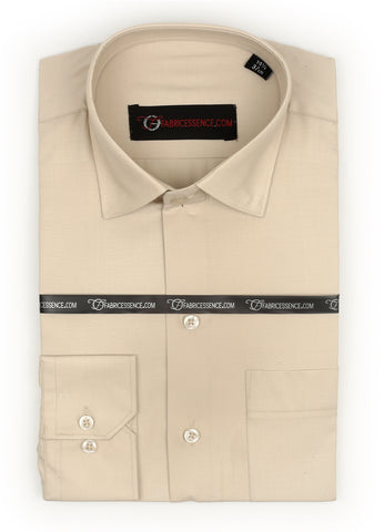 Men's Plain Formal Shirt - |Skin Color | FE1199SC