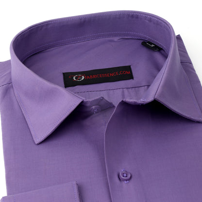 Men's || Purple Color || Plain Formal Shirt - FE1199PC