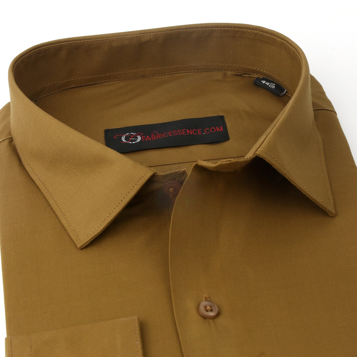 Men's || Brown Color  || Plain Formal Shirt - FE1199BC