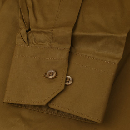 Men's || Brown Color  || Plain Formal Shirt - FE1199BC