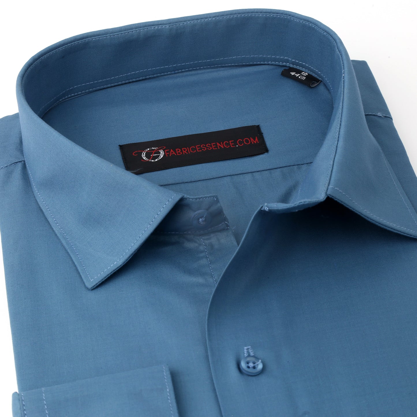 Men's || Grayish Blue || Plain Formal Shirt - FE1199DSB