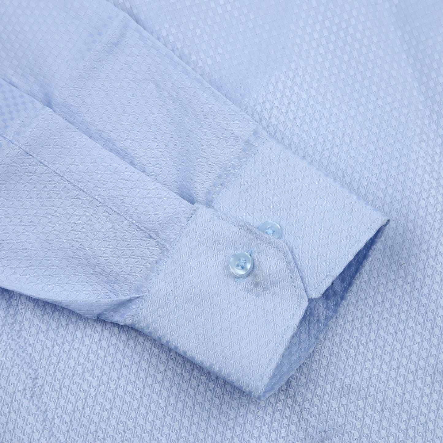 Dobby Self-Design Textured Formal Shirt  – Executive Formal-  Light Blue| 2025 D|