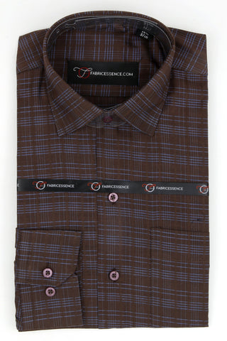 Bespoke Executive Check Formal Shirt – Timeless Professional Wear - CH2025-A