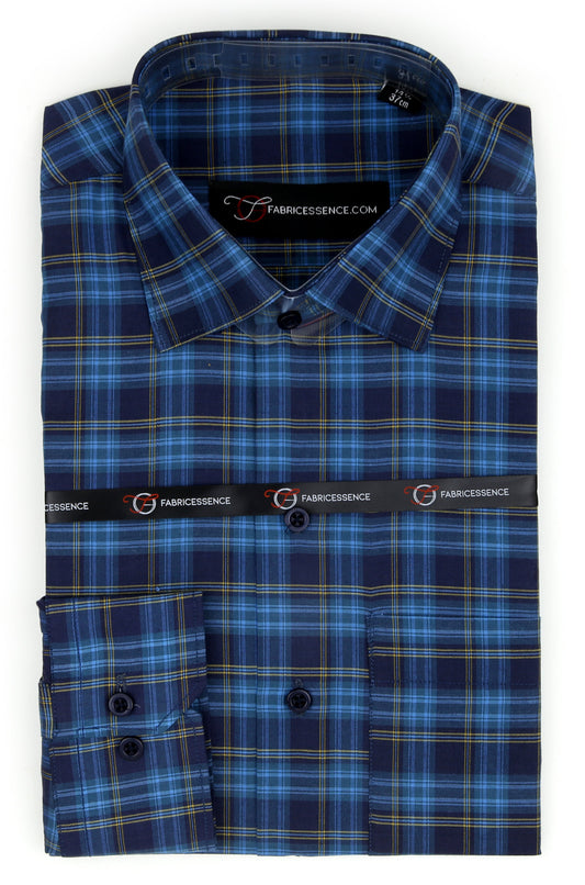 Admiral Executive Check Formal Shirt – Timeless Professional Wear - CH2025-B