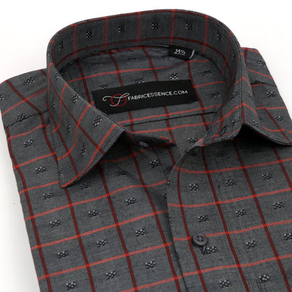 Admiral Executive Check Formal Shirt – Timeless Professional Wear - CH2025-E