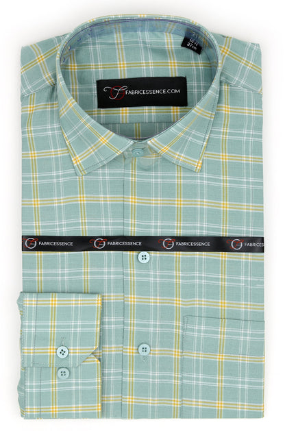 Admiral Executive Check Formal Shirt – Timeless Professional Wear - CH2025-F