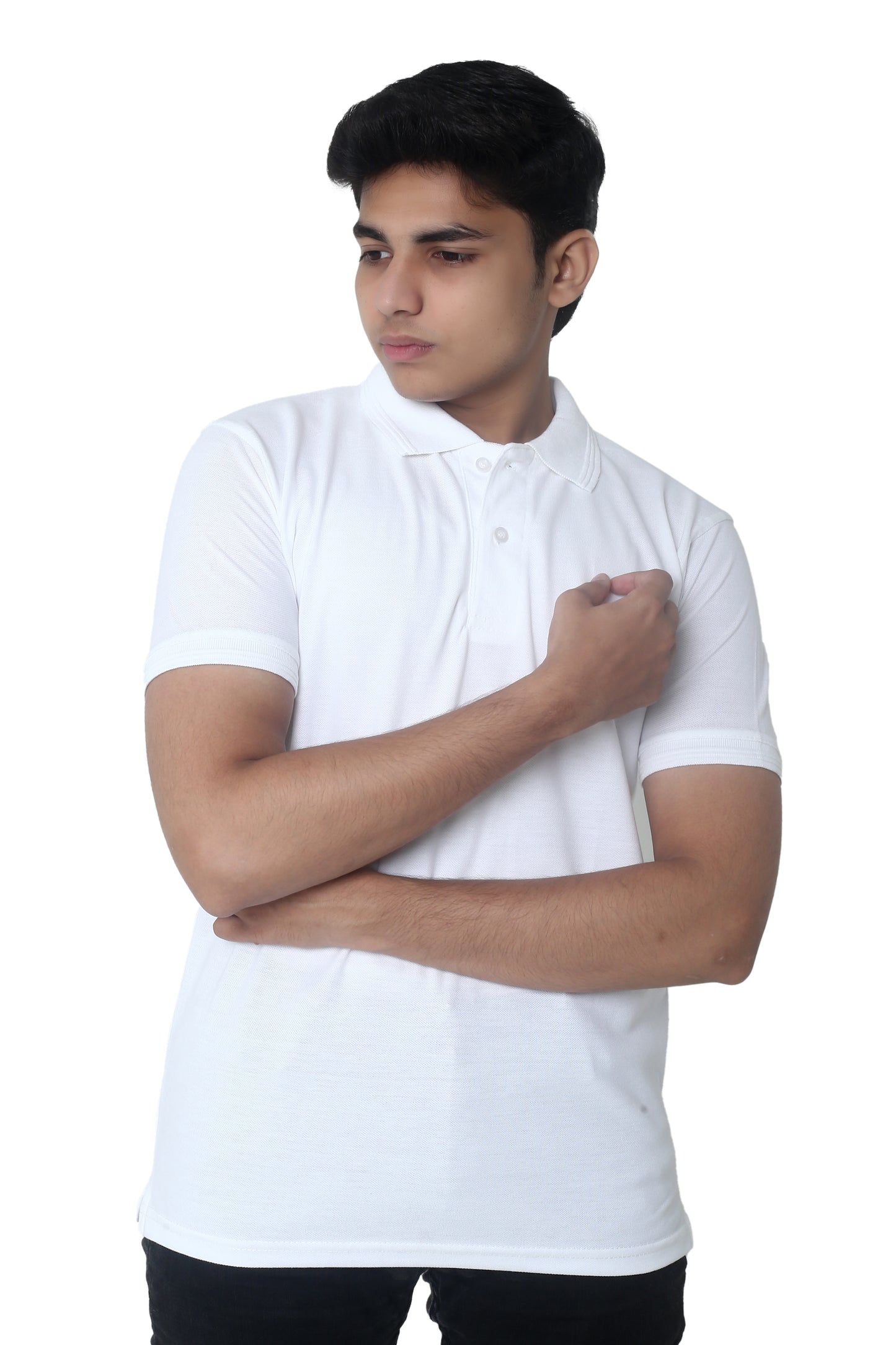 Polo T-Shirt Basic Half Sleeves Cotton  (POLO-017)