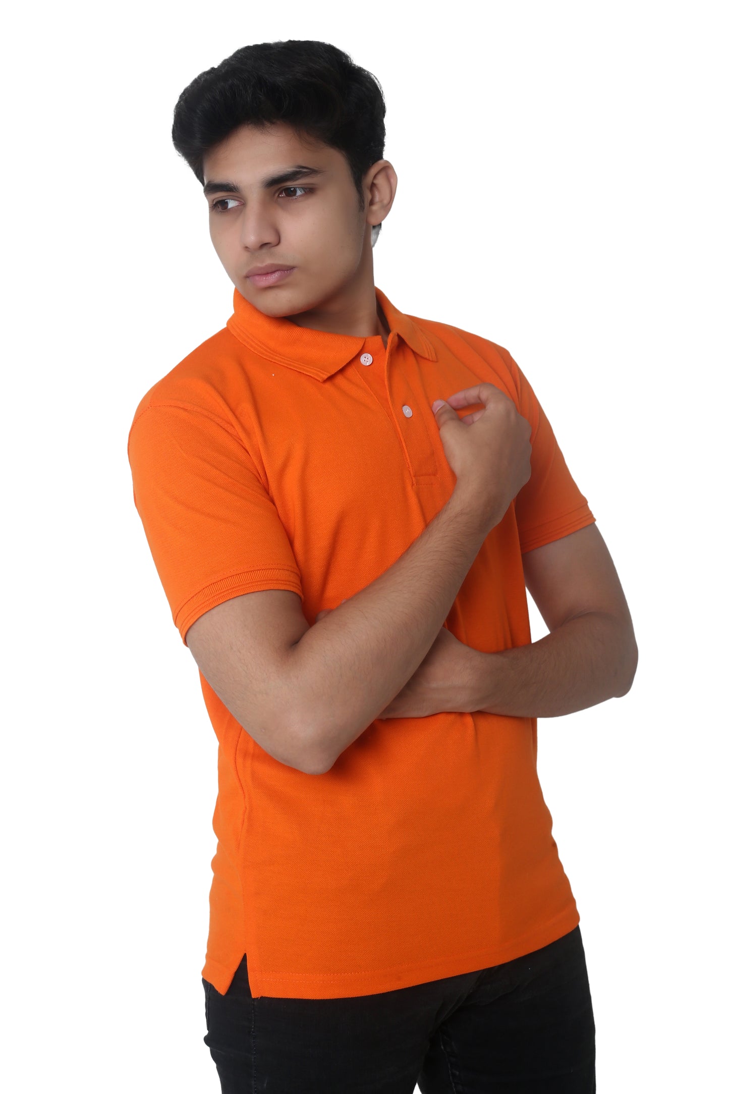 Polo T-Shirt Basic Half Sleeves Cotton  (POLO-016)