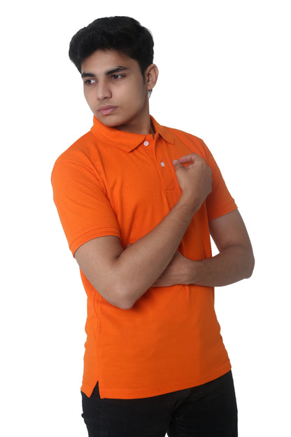 Polo T-Shirt Basic Half Sleeves Cotton  (POLO-016)