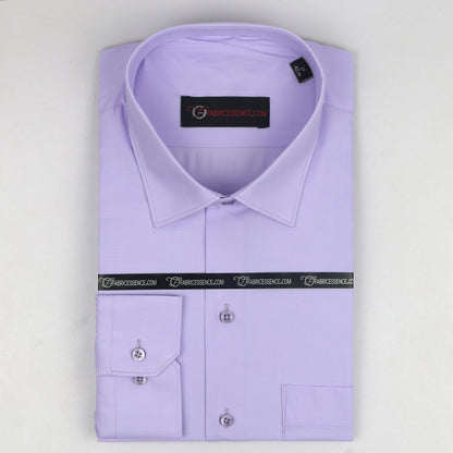 Chemise habillée unie pour homme || Violet clair || - FE1199LP