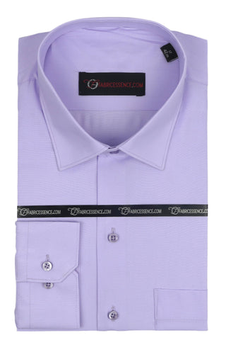 Men's Plain Formal Shirt - | Light Purple | FE1199LP |