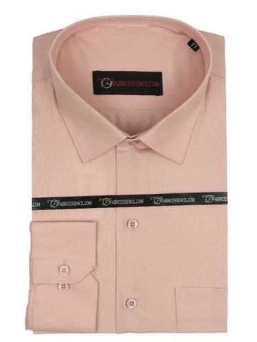 Men's Plain Formal Shirt - | Pinkish Fawn | FE1199PF