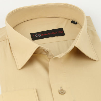 Men's || Fawn Color || Plain Formal Shirt - FE1199LC