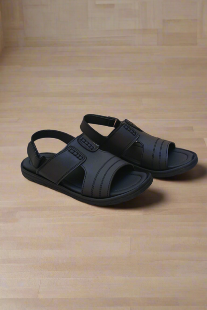 Soft Sole Stylish Sandals  - Black - BCSAN001