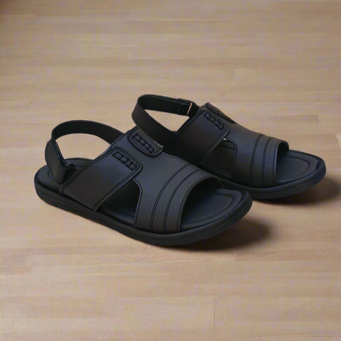 Soft Sole Stylish Sandals  - Black - BCSAN001
