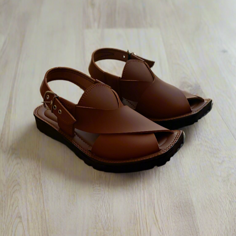 Peshawari Chappal Men - Mustard - PM01