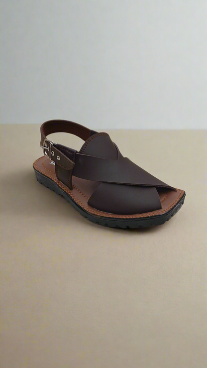 Peshawari Chappal Men - Brown - PM01