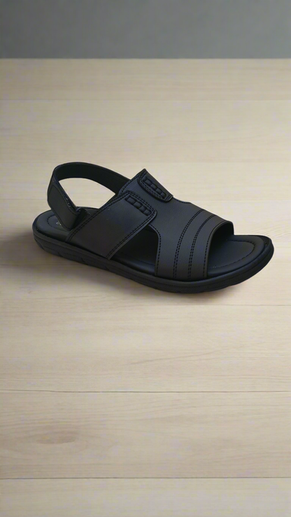 Soft Sole Stylish Sandals  - Black - BCSAN001