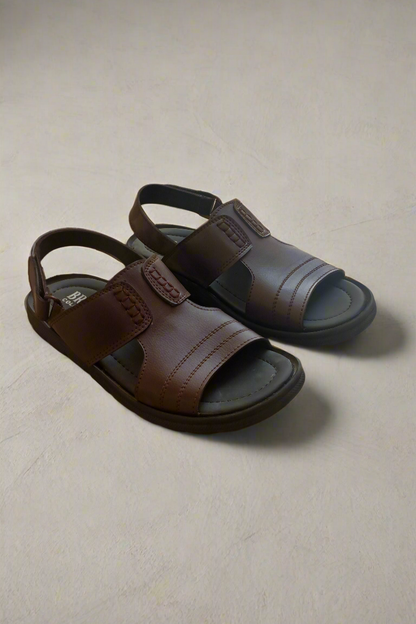 Soft Sole Stylish Sandals  - Brown - BCSAN 001